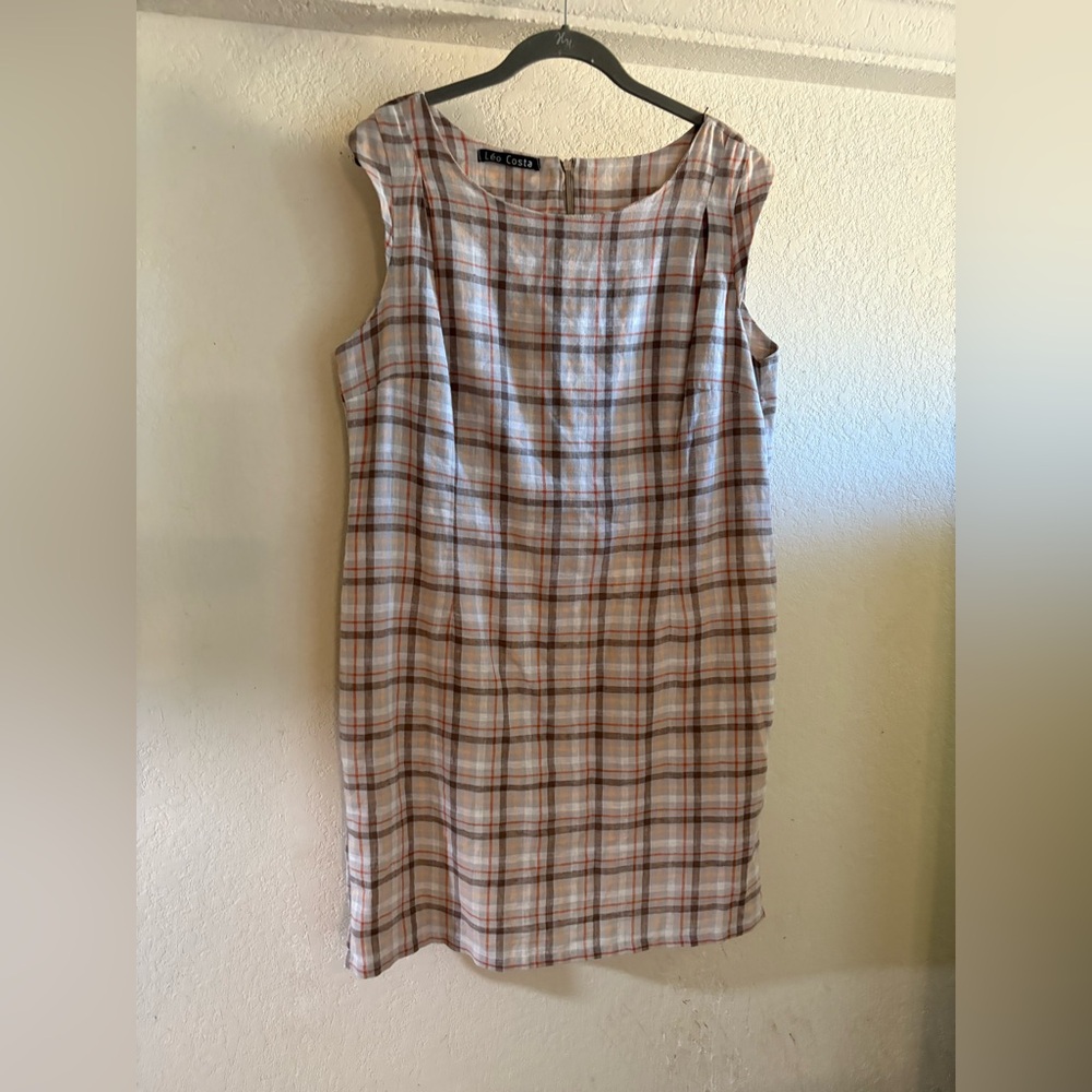Leo Costa plaid dress